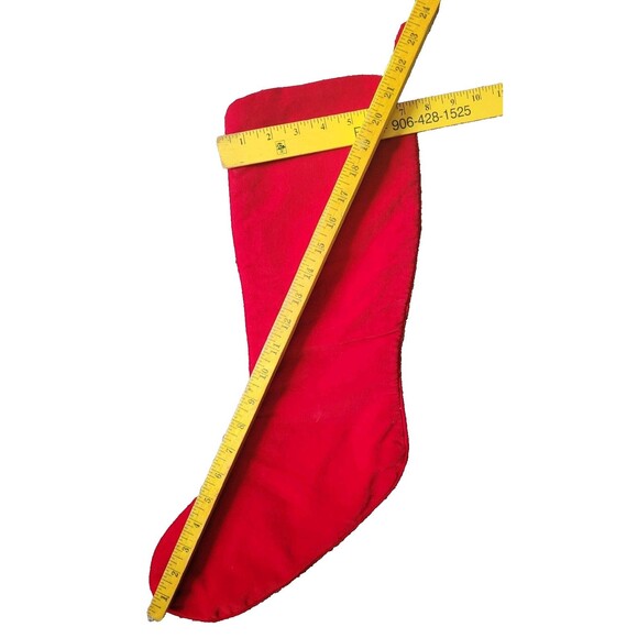 Lands End Angel Needlepoint Christmas Stocking Wool JODI monogram 90's animals - Picture 5 of 10